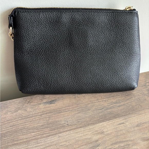 Furla Black and White Clutch with Butterfly Accent - Picture 2 of 6